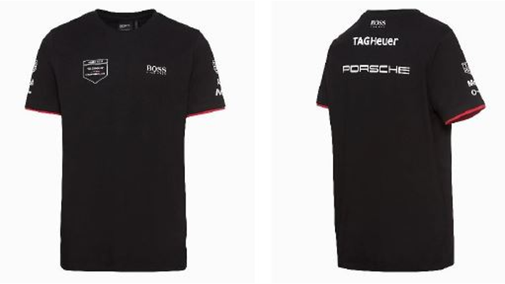 Porsche Herren Motorsport T-Shirt, Gr.L, schwarz