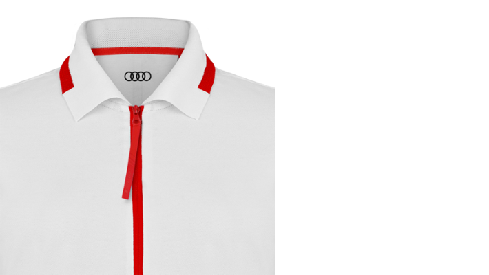 Audi Sport Poloshirt, Damen, weiß, Gr. S