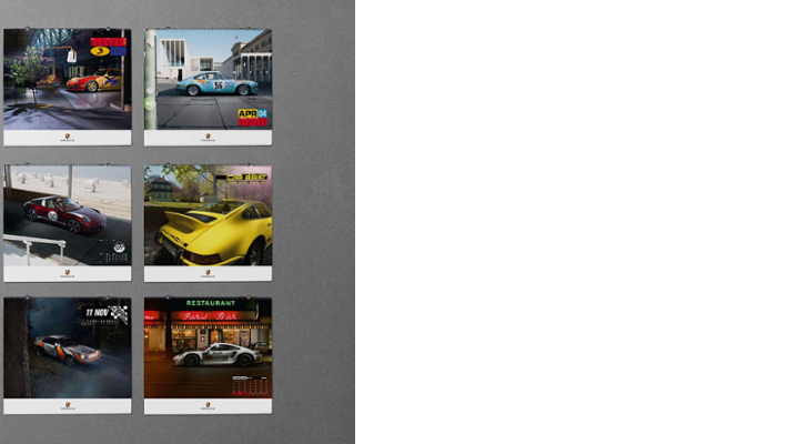 Porsche Kalender 2023 "Daily Thrill since 1963"