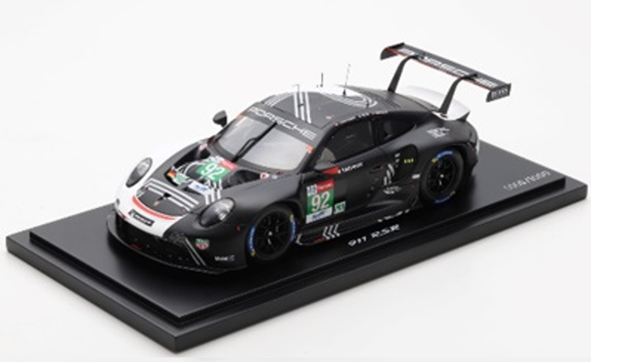 Porsche 911 RSR, Le Mans 2020 #92 Modellfahrzeug, 1:18