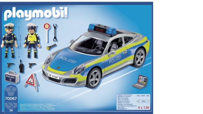 Porsche Playmobil Polizei 911 Carrera 4S