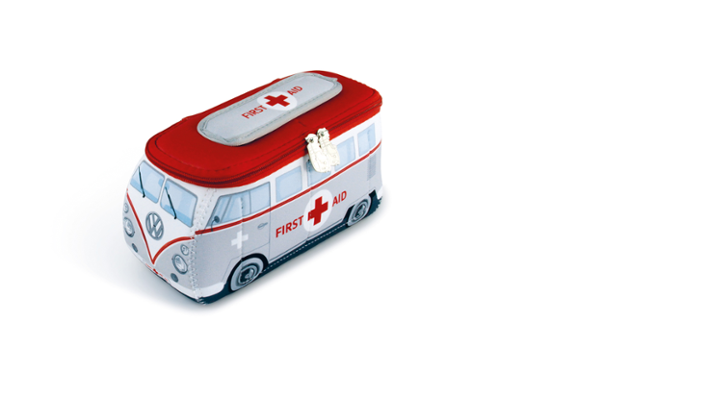 Volkswagen Bulli 3D Neopren Mäppchen "First Aid"