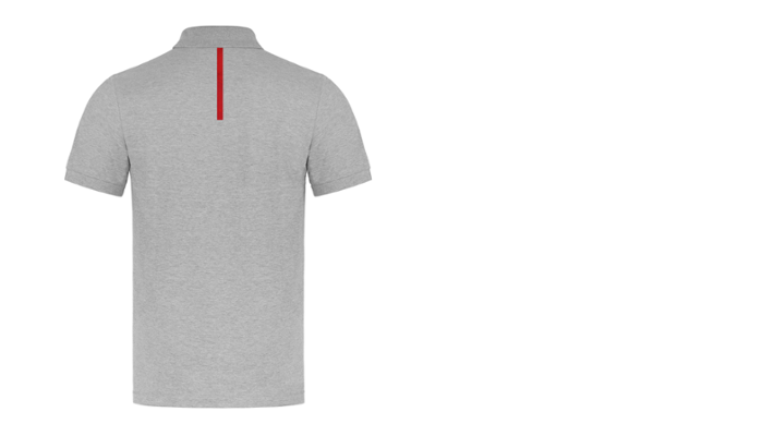 Audi Sport Poloshirt, Herren, grau melange, Gr. L