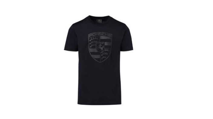 Porsche Herren T-Shirt Wappen schwarz, Gr. L