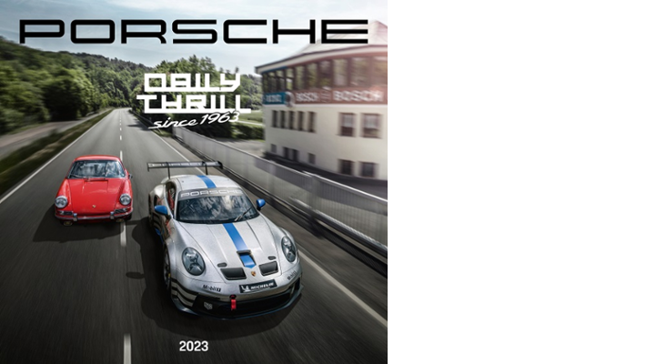 Porsche Kalender 2023 "Daily Thrill since 1963"