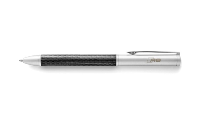 Kuličkové pero Audi R8, kombinace stříbrná/karbon