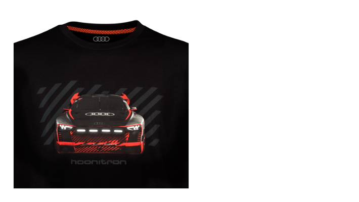 Audi Sport T-Shirt hoonitron, Unisex, schwarz, Größe: XS