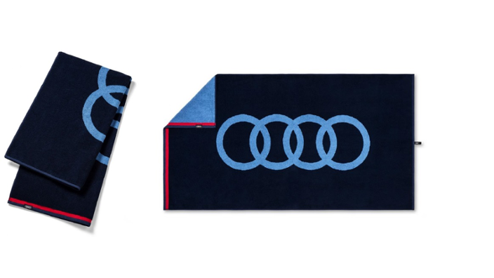 Osuška Audi, tmavě modrá, 80 x 150cm