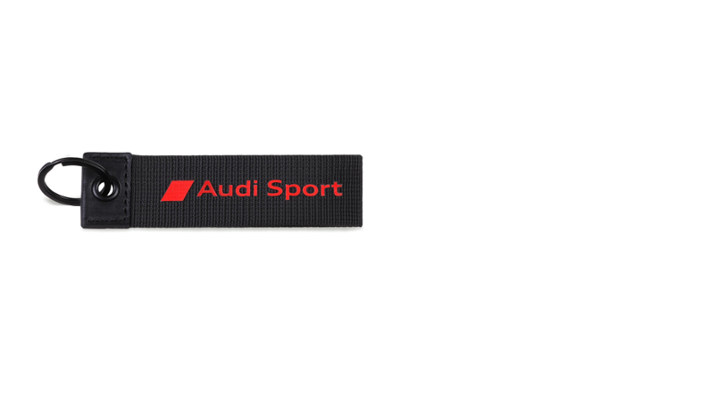 Přívěsek na klíče Audi Sport, černý