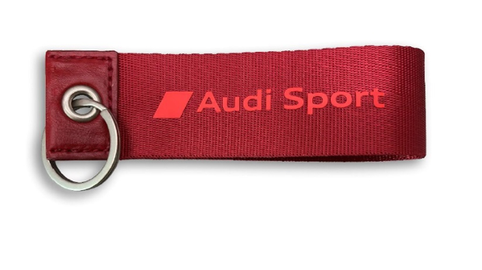 Přívěsek na klíče Audi Sport, červený