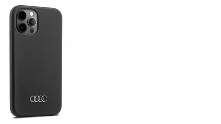 Pouzdro Audi na chytrý telefon, iPhone12/12Pro, černé
