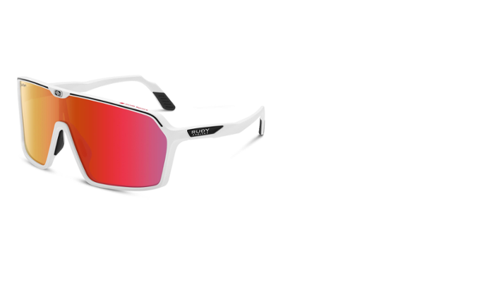 Audi Sport Sonnenbrille verspiegelt, weiß/rot