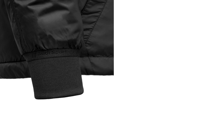 Audi Sport Steppjacke, Herren, schwarz, Gr. M