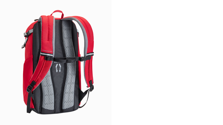 Porsche Schulrucksack in Rot mit Porsche Schriftzug
