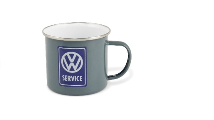 Volkswagen Bulli Kaffeebecher aus Emaille, 500ml