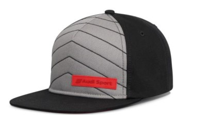 Audi Sport Snapback Cap, schwarz/grau
