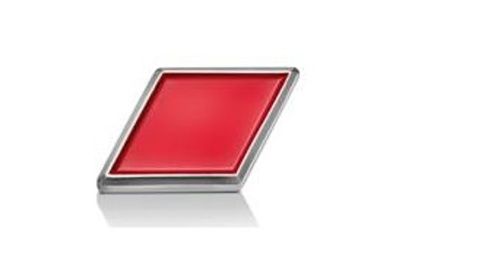 Audi Sport Anstecknadel Raute, rot/silber