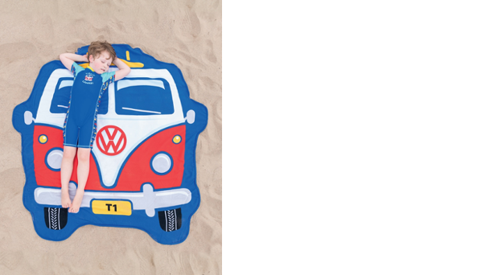 Volkswagen Bulli Kinder Strandtuch