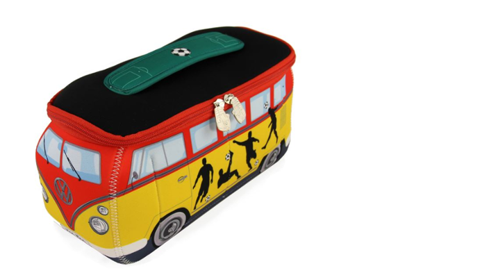 Volkswagen Bulli 3D Neopren Universaltasche "Fußball"