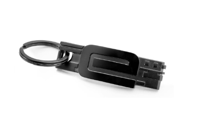 Přívěsek na klíče Audi e-tron, černý