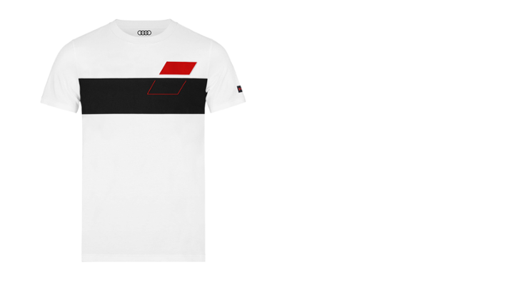 Audi Sport T-Shirt Herren Weiß