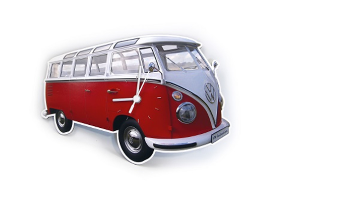 Volkswagen Bulli Wanduhr