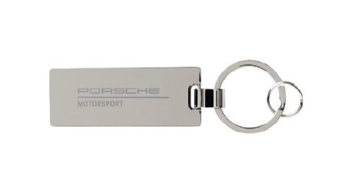 Porsche Motorsport Fanwear Schlüsselanhänger, Silber