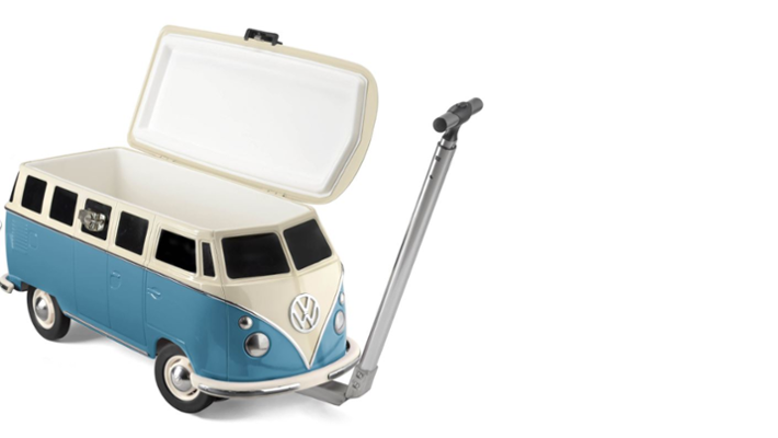 VW T1 BUS FAHRBARE KÜHLBOX - BLAU