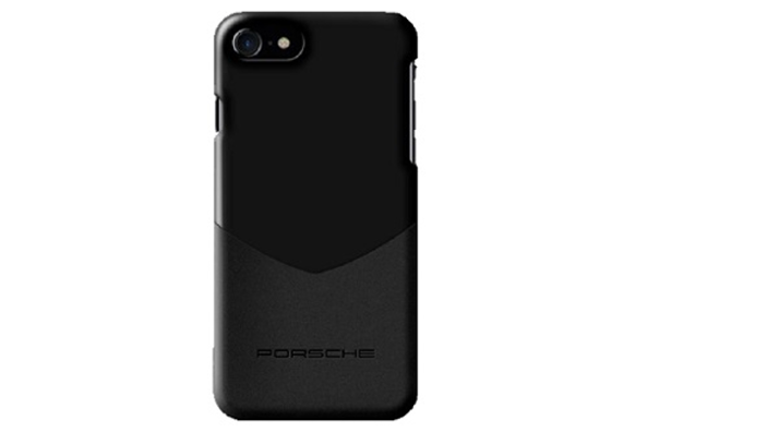 Porsche iPhone 8 Plus Hülle, "Snap on", schwarz
