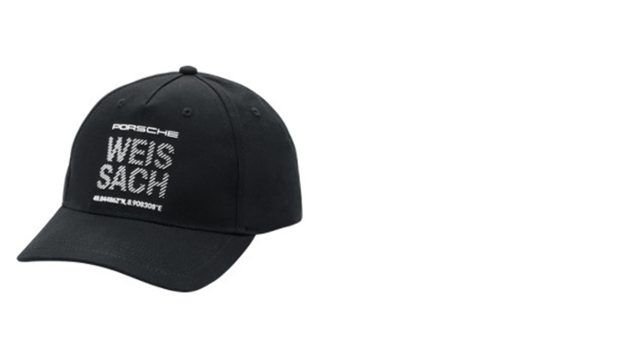 Porsche Essential Collection Baseball Cap Weissach in Schwarz