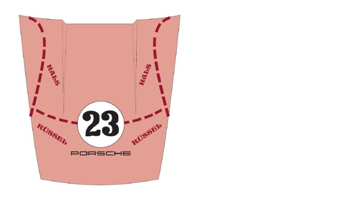 Porsche Masterpieces 911 Fronthaube Pink Pig