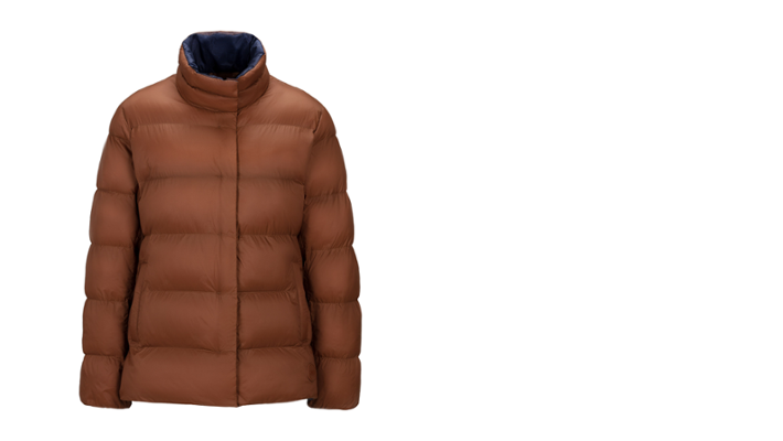 Audi Wendejacke, Damen, blau/cognac, Gr. L