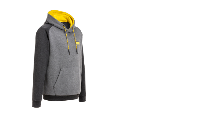 quattro Hoodie, Herren, grau, Gr. M