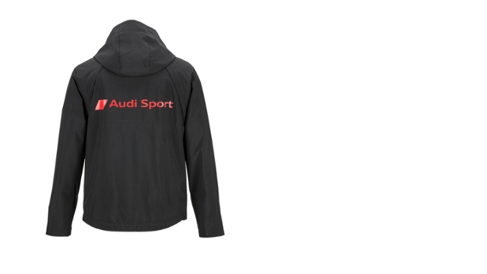 Audi Sport Zipoffjacke, Herren, schwarz, Gr. S