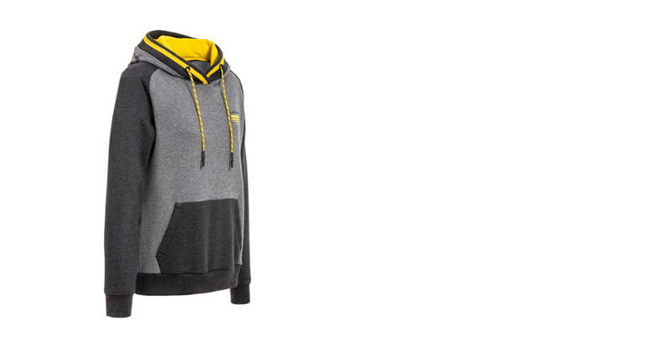 quattro Hoodie, Damen, grau, Gr. M