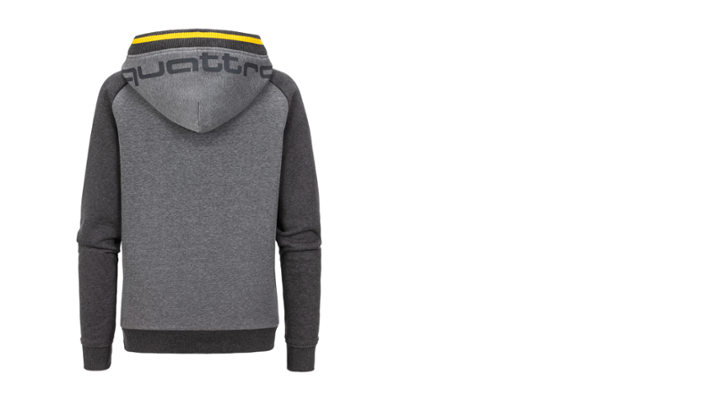 quattro Hoodie, Damen, grau, Gr. L