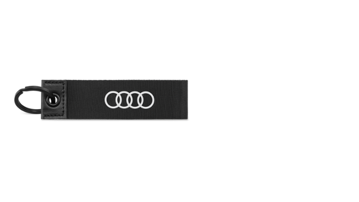Přívěsek na klíče Audi, černý