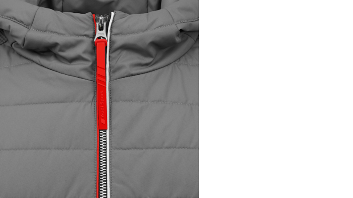 Audi Sport Hybridjacke, Herren, grau, Gr. L