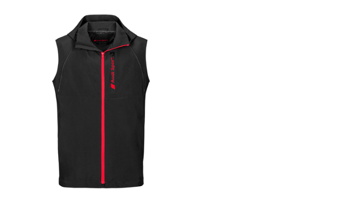Audi Sport Zipoffjacke, Herren, schwarz, Gr. XL